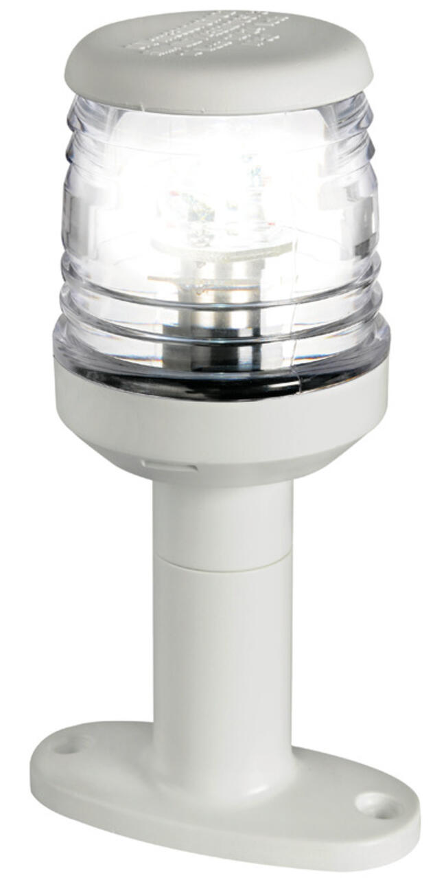 Fanale 360° Led Con Basetta Bianco